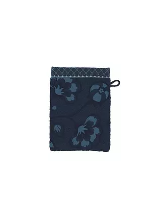 PIP STUDIO | Guante de baño JASMIN JACQUARD 16x22cm Azul Oscuro | 
